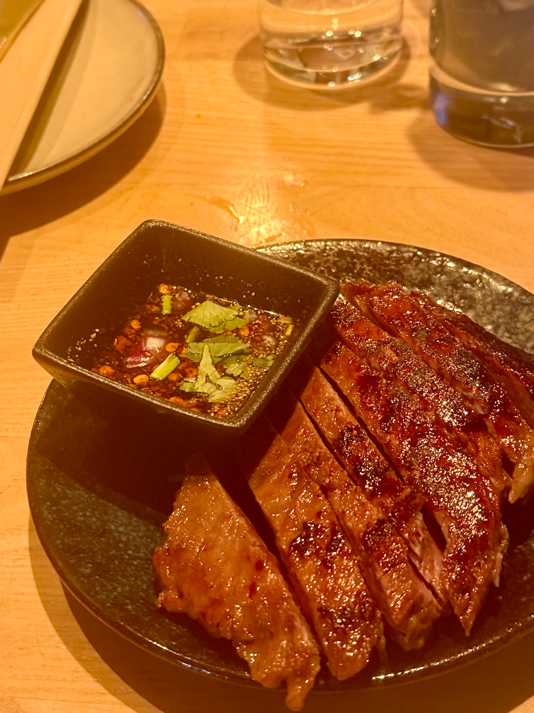 Tear of the Tiger, Thai marinated entrecote